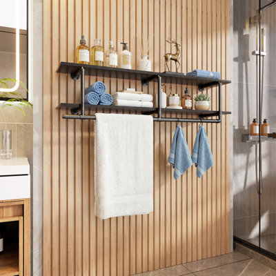 Closet Rack with Hanging Rods