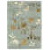 Candelo Hand Tufted Wool/Viscose Floral Rug in Light Blue/Ivory/Green