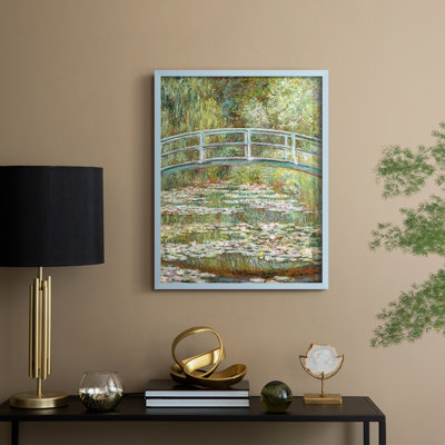 «Vintage Landscape XLV», reproduction encadrée - bois massif
