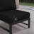 Oltjana Armless Sectional Middle Chair with Angled Slatted Back Aluminum Frame and Sunbrella Cushions-124072329