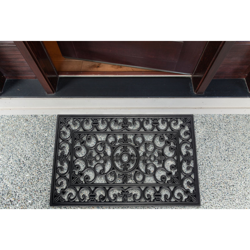 Tapis d'entrée antidérapant Divers, l 24 po x L 36 po, Noir