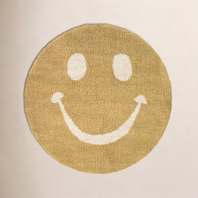 Kids Smiling Shag Area Rug