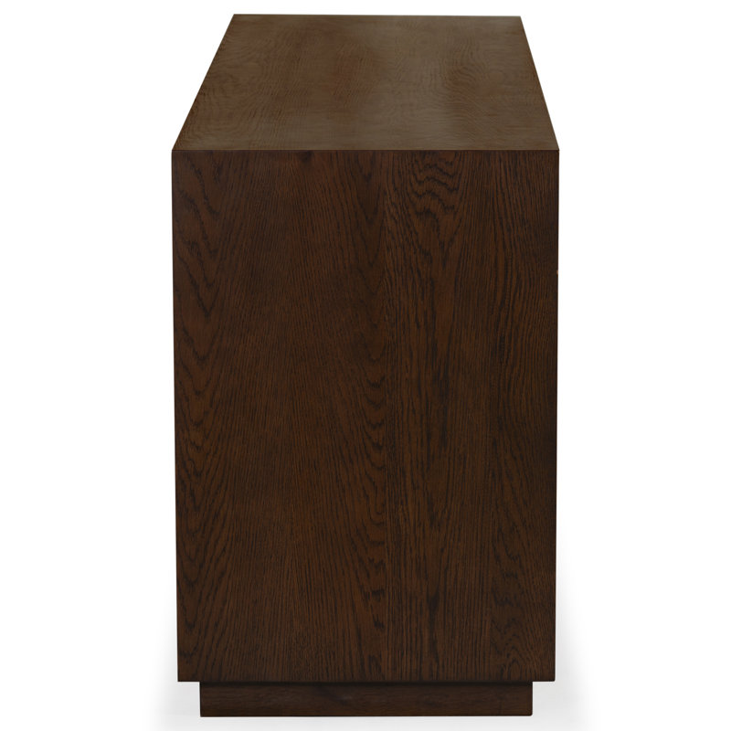 Baylor Wood 6 Drawer Dresser, Walnut