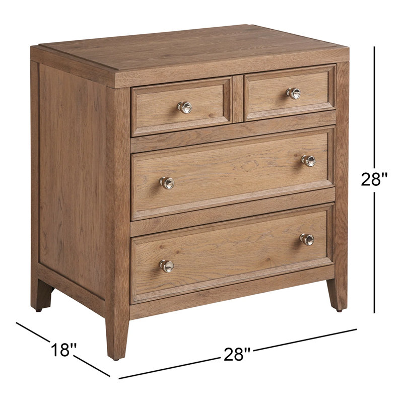 Weekender 4 - Drawer Nightstand, Brown