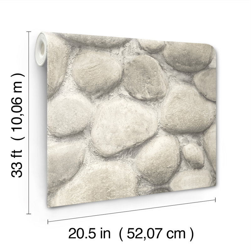 Papier peint Root Rock, Brun