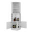 Armoire de bar Syrah, deux tablettes extérieures, blanc-960630390