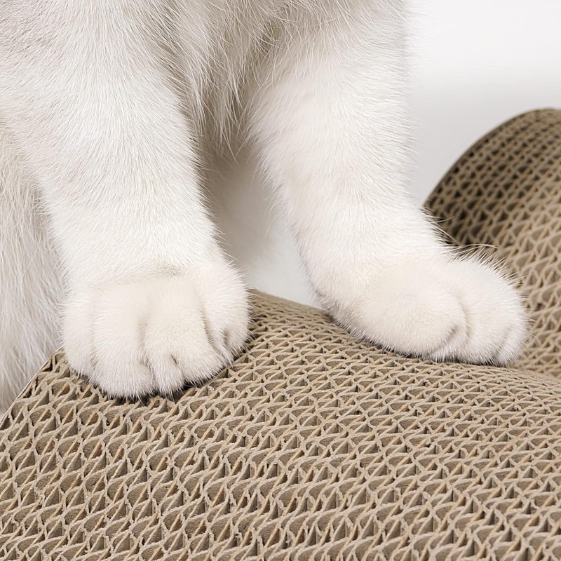 Tapis à griffer pour chat en carton Conlun