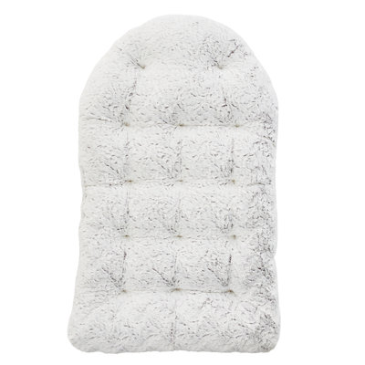Coussin de chaise d'intérieur en fausse fourrure