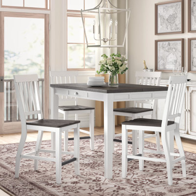Jolin 5 Piece Counter Height Extendable Dining Set