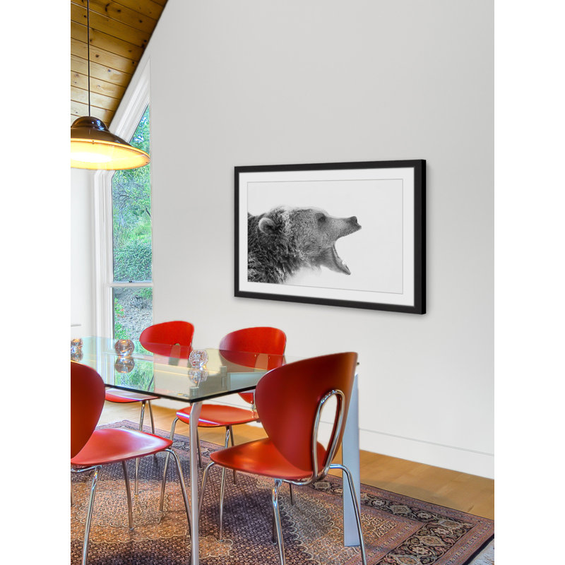 « call of the wild », reproduction de photo encadrée, H 20 po x l 30 po x P 1,5 po
