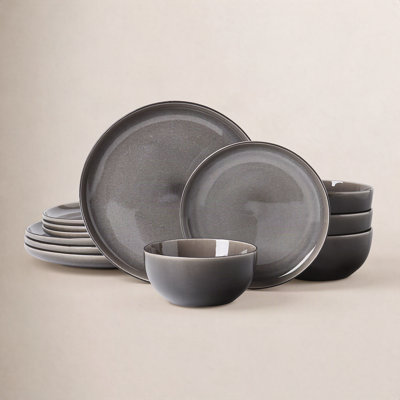 Stoneware Dinnerware Set - Service for 4