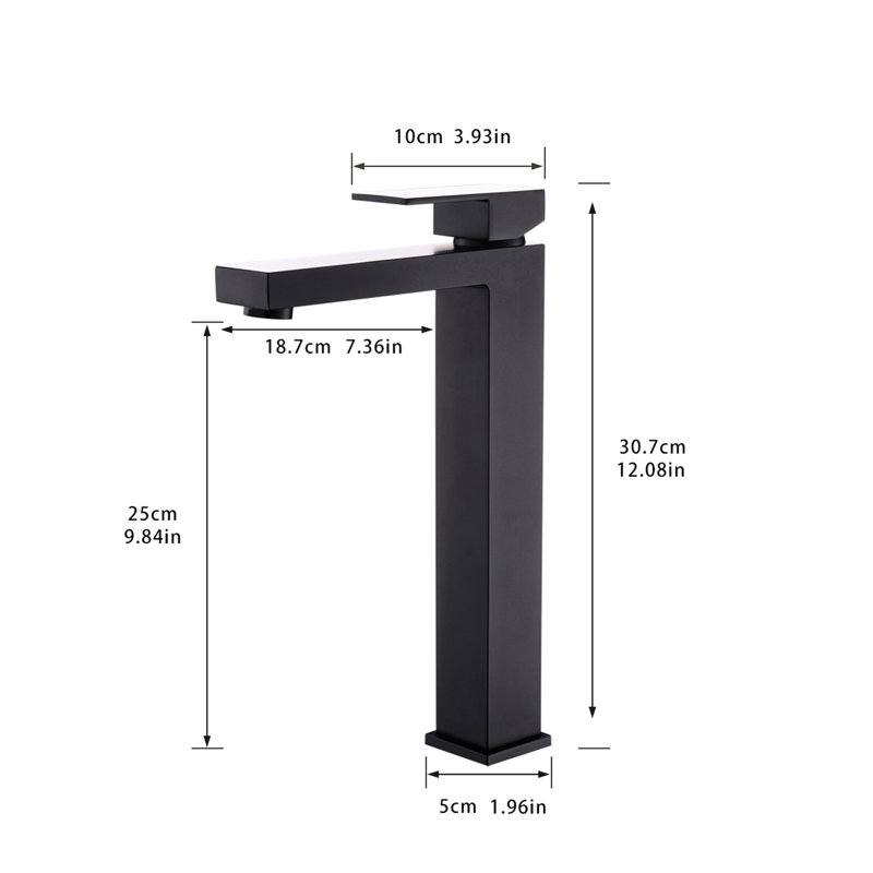 Matte Black Bathroom Basin Faucet With Side Spray And Elegant Appearance Sink Mixer Tap Ceramic Filler Classic Style