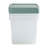 Wham Clip 14L Square Plastic Storage Boxes with Secure Clip Lock Lids. L:29 x W:29 x H:26cm Clear/Stone/Slate Grey-2009211935