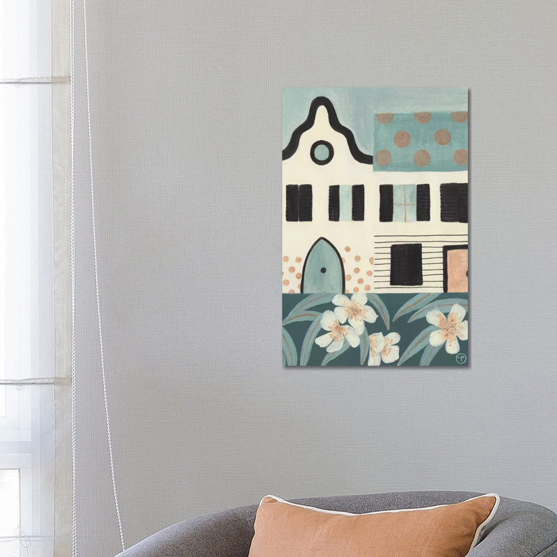 Green Houses by CreatingTaryn - Wrapped Canvas Print, 66.04 cm H x 45.72 cm W