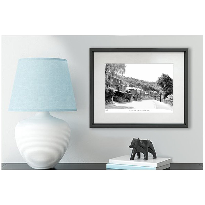 Ambergate, The Village C1955 - Single Picture Frame Print, 28cm H x 36cm W x 2.3cm D