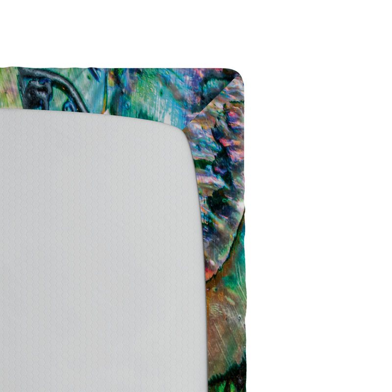 Ensemble de 2 draps-housses Ambesonne, Drap-housse simple TG, Multicolore / abstrait 3