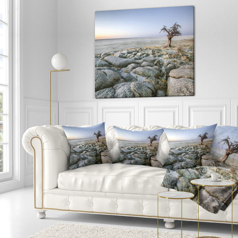 Coussin Baobab, 16 po x 16 po, Coussin décoratif
