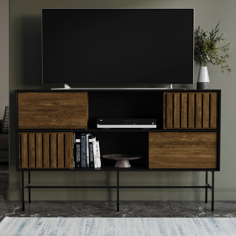 Console média brune Brown Oakridge, Brun