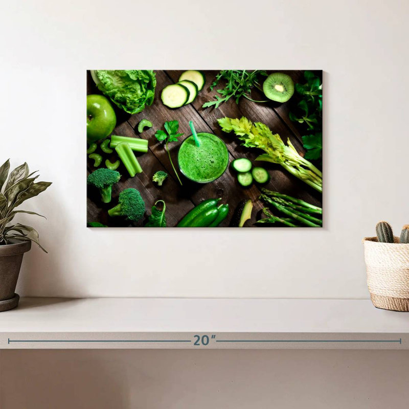 Vegetable Smoothie, 8" H x 12" W