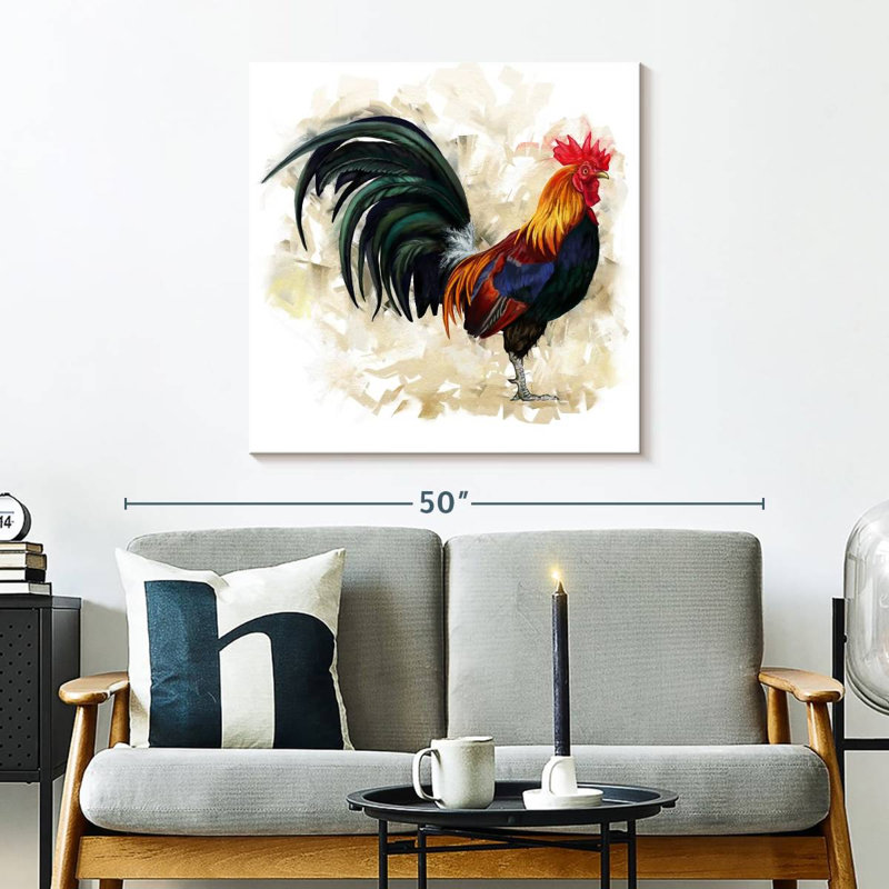 Brampt Proud Rooster, 30" H x 30" W