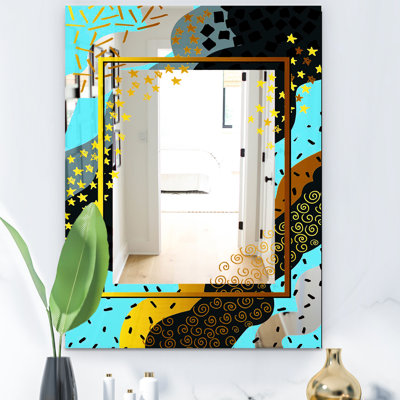 Miroir de coiffeuse moderne et ludique