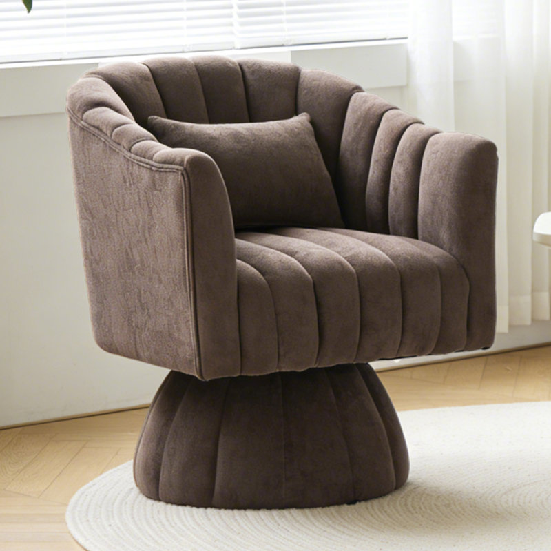 Fauteuil Modern Boucle, Brown-D