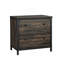 Classeur latéral de style rustique, finition brune-125912984