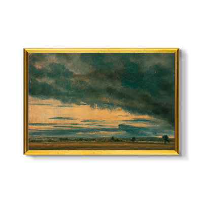Cloud Study, c. 1821-John Constable-Custom Framed Canvas