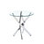 Babb Glass Top End Table