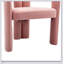 Chaise d'appoint rembourrée en tissu de conception contemporaine avec dossier ergonomique pour plus de confort et de style-719034230