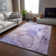 Premium Machine Washable Cerrito AMF502 Purple Rug