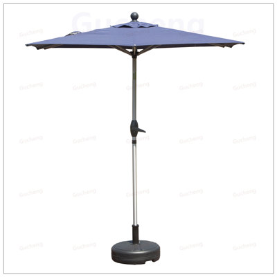 Recgle Patio Umbrella with Crank Lift and Tilt Function, UV-Protective Canopy for Outdoor Comfort