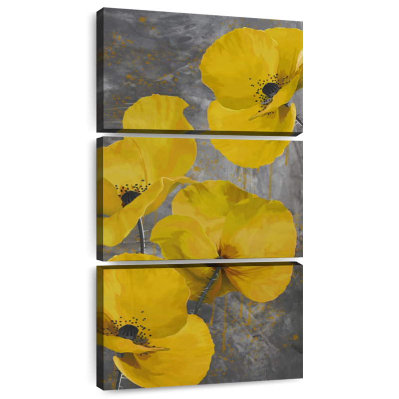 Coquelicots jaunes doux