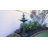Tiered Pedestal Fish Fountain Birdbath - Gold-1111071382
