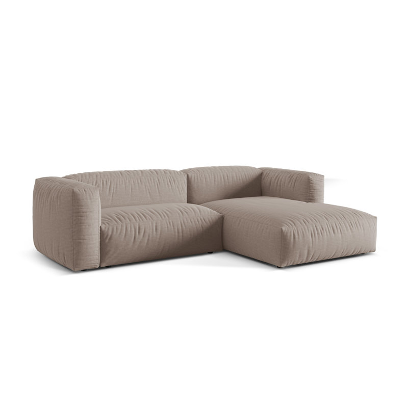 Carce 2 Seater Corner Sofa , Dark Beige
