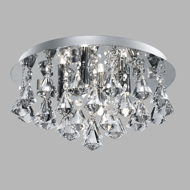 Rainier Crystal Flush Mount