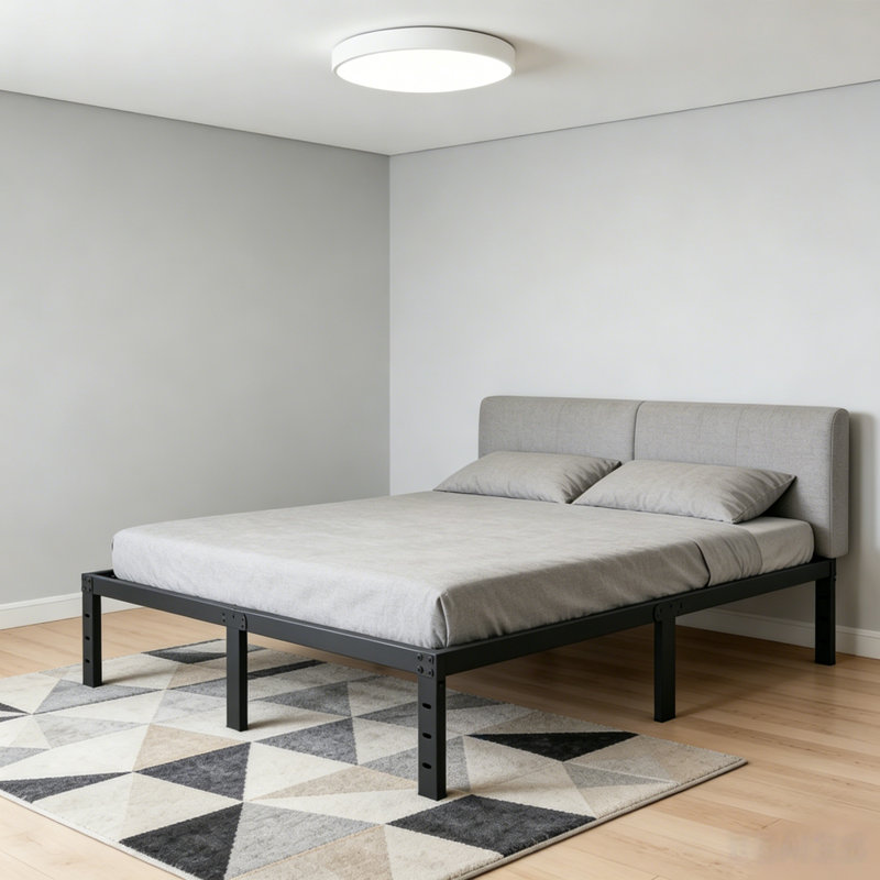 Sturdy Full Size Metal Bed Frame, 14" Height Platform Bed with Ample Underbed Storage, Noise-Free Mattress Foundation, Full