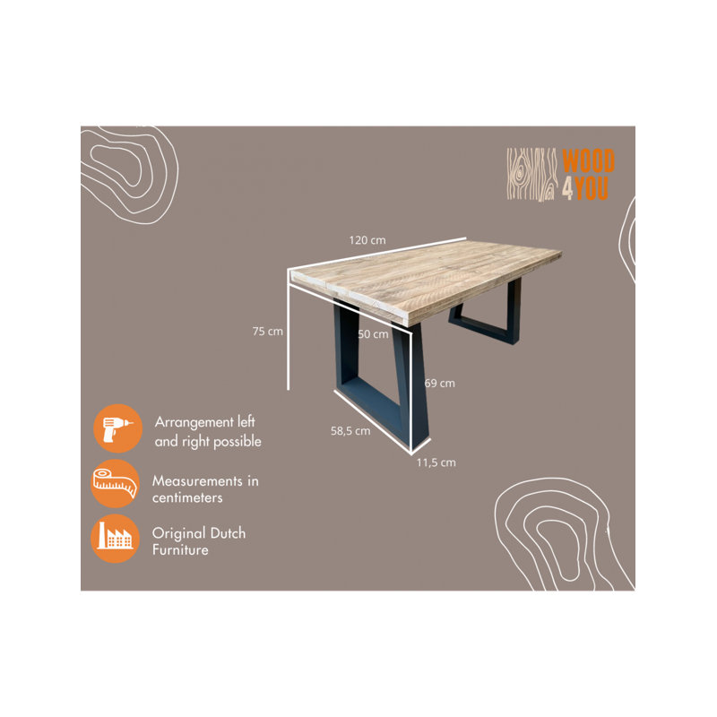 Writing Desk, 75cm H x 180cm W x 72cm D