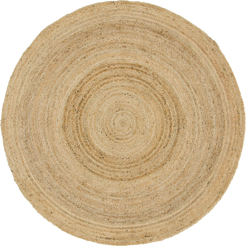 Meador Hand Braided Chindi Rugs, Round 6'1"