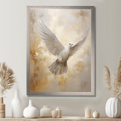 Tranquil Dove Harmony - art mural toile colombe
