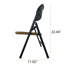 Ensemble de 4 chaises en rotin