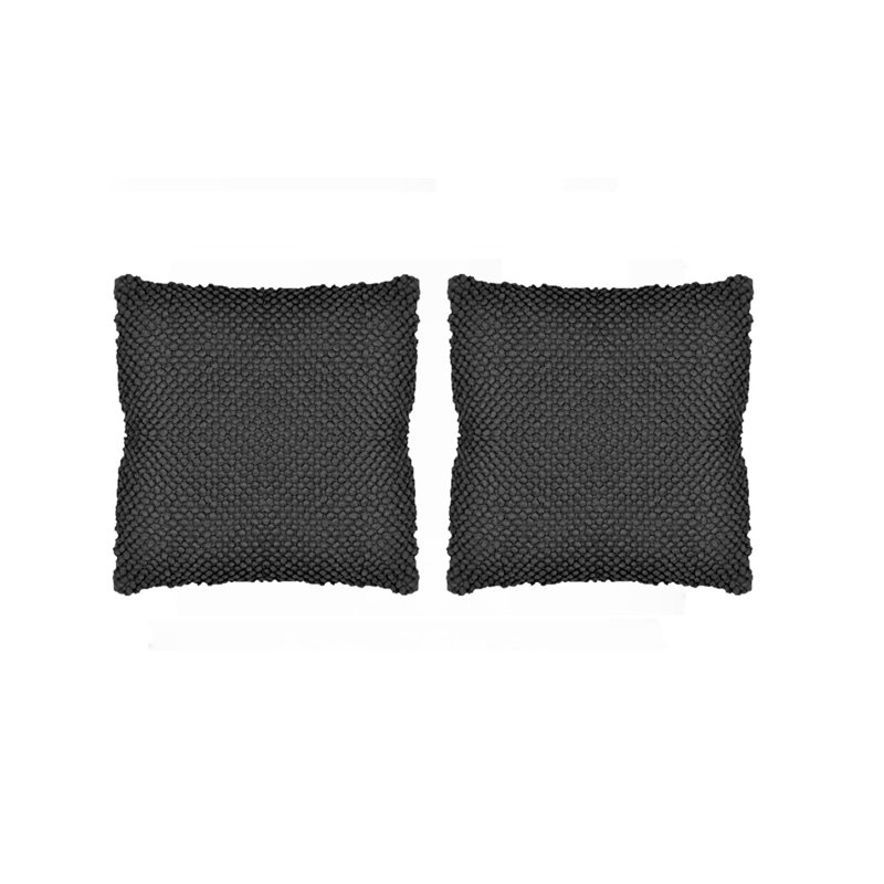 Cotton Reversible Pillow Cover, Gray