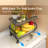 11.8'' W Stainless Steel Shelving Unit with Wheels