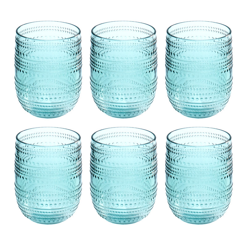 Verre à vin sans pied en acrylique Coridon - Vert océan - 15 oz, Vert