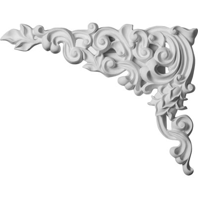 Kinsley 15.75'' H x 11.75'' W x 1.375'' D Urethane Onlay Scroll