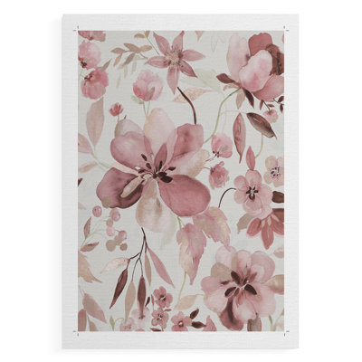 Shimmering Blush I - impression sur toile seulement - non encadrée