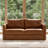 Modern 63" Faux Leather Pull-Out Sleeper Sofa with Mattress