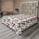 Ambesonne, drap plat floral pivoines, art botanique printanier