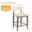 Ensemble de 4 tabourets de comptoir revêtus de 25,8 po Velora-107283217