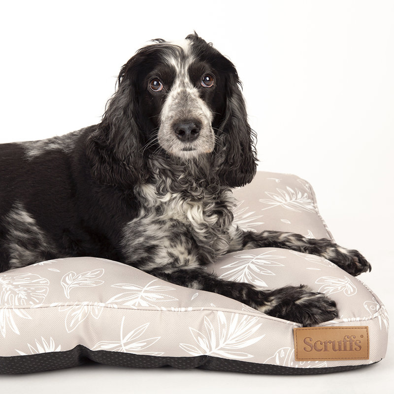 Floral Polyester Pet Bed